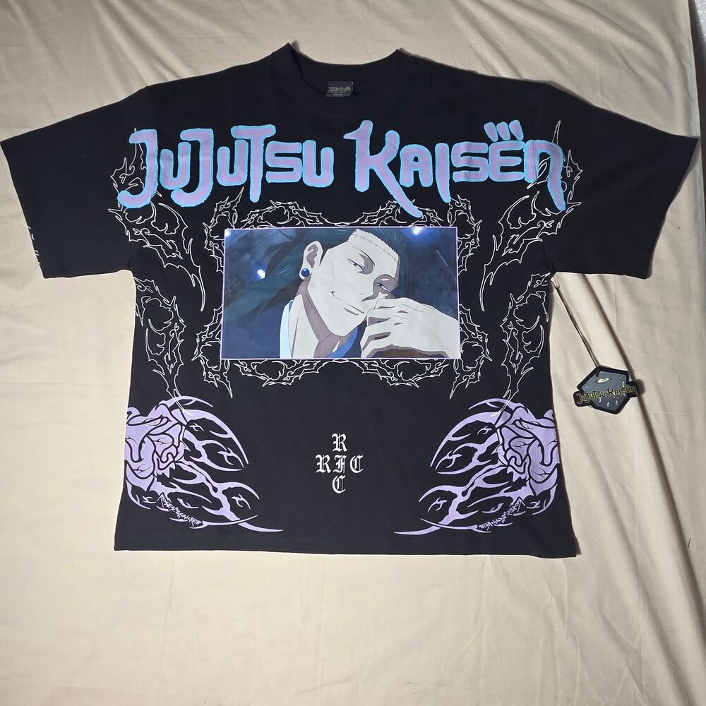 NWT Civil Regime x Jujutsu Kaisen Geto Shibuya Incident Tee Black Large